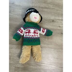 Team NFL Las Vegas Raiders 15" Teddy Bear Football Plush Ugly Sweater